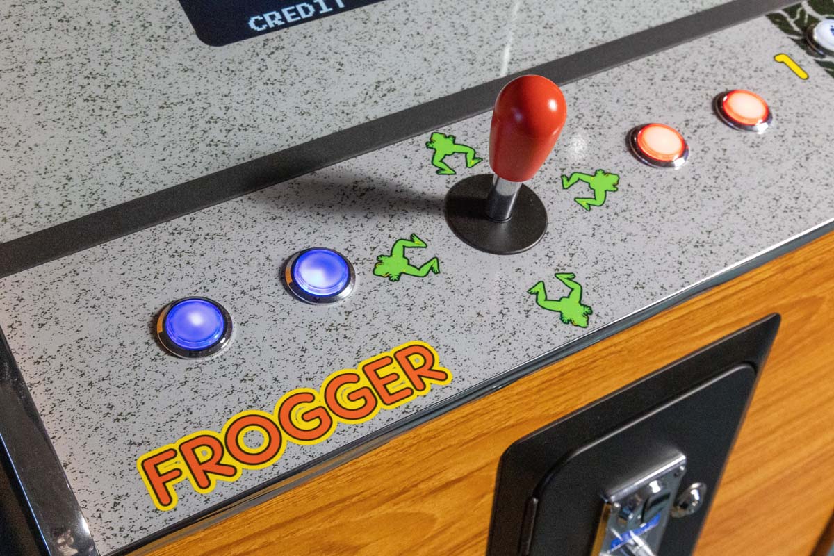 2 Player Frogger StandUp (60 Games) Perth Arcade Machines